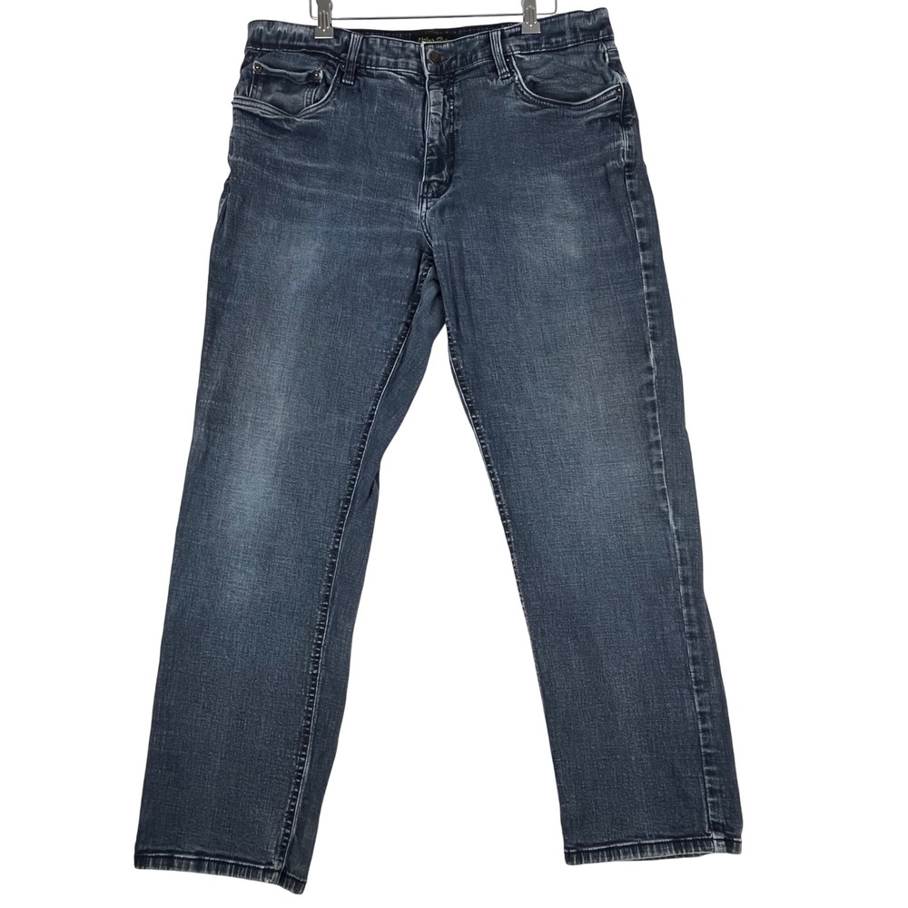 Urban Star Jeans Men 38x30 Blue Premium Apparel Straight Leg Stretch Denim - Picture 1 of 14